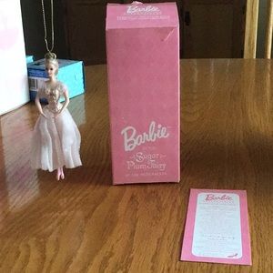 Avon Barbie As The Sugar Plum Fairy in the Nutcracker Porcelain Ornament